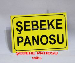 10x15 Şebeke Panosu Dekota Levha