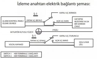 Global Safety İzleme Anahtarlı Kelebek Vana 1-1/4"